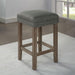CAERLEON 3 Pc. Counter Ht. Table Set, Wire-brushed Gray - Inland Furniture (San Bernardino, CA)