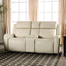 Barclay Power Loveseat Beige - Inland Furniture (San Bernardino, CA)