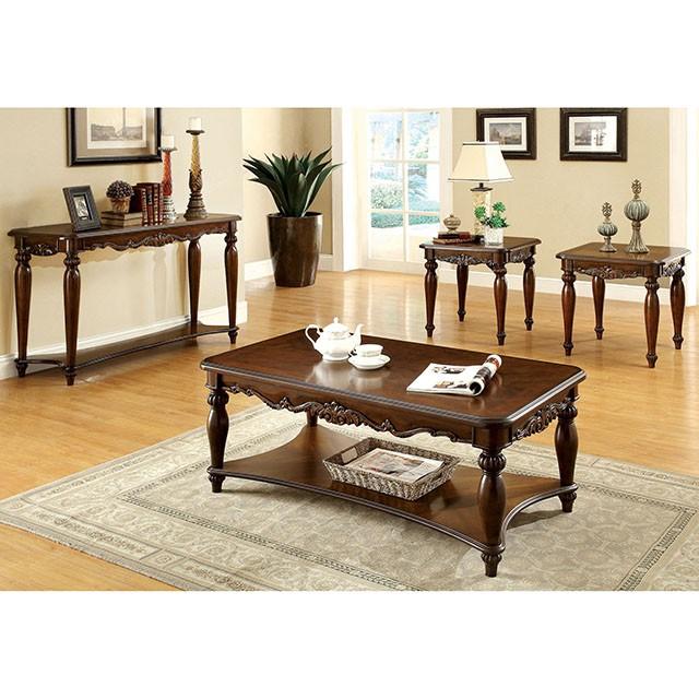 Bunbury Cherry Sofa Table - Inland Furniture (San Bernardino, CA)