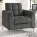 LUPIN Chair, Dark Gray - Inland Furniture (San Bernardino, CA)