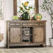 Patience Rustic Natural Tone Server - Inland Furniture (San Bernardino, CA)
