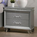 MADDIE Night Stand, Silver - Inland Furniture (San Bernardino, CA)
