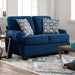 WALDSTONE Loveseat, Navy - Inland Furniture (San Bernardino, CA)