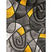 Sivas Charcoal Yellow 5' X 8' Area Rug - Inland Furniture (San Bernardino, CA)