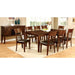 HILLSVIEW I Brown Cherry 78" Dining Table w/ 18" Leaf - Inland Furniture (San Bernardino, CA)