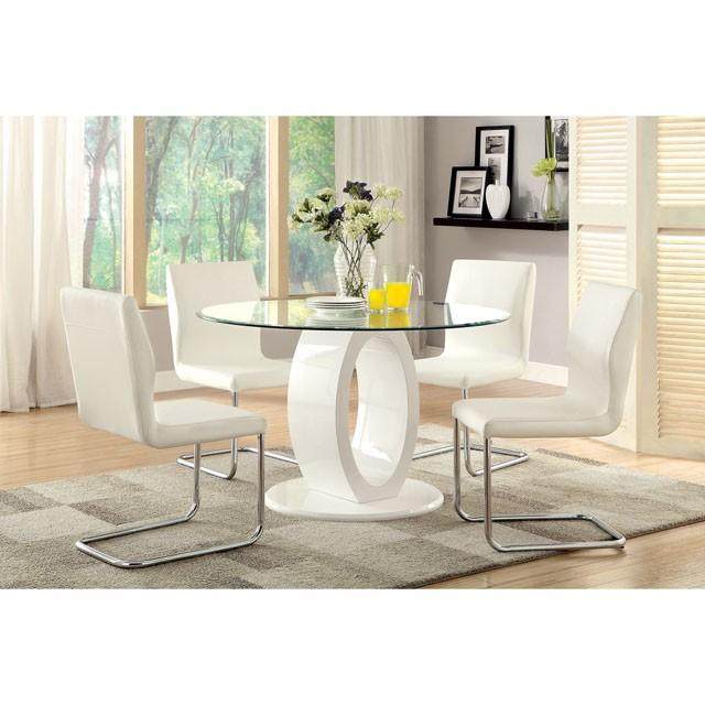 LODIA I White Side Chair - Inland Furniture (San Bernardino, CA)