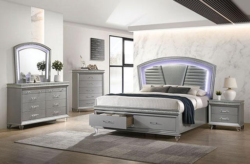 MADDIE Chest, Silver - Inland Furniture (San Bernardino, CA)