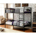 OLGA Antique Black Metal Twin/Twin Bunk Bed - Inland Furniture (San Bernardino, CA)