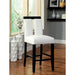 LUMINAR II Black/White Counter Ht. Chair (2/CTN) - Inland Furniture (San Bernardino, CA)