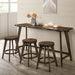 Missoula 4 Pc. Counter Ht. Set - Inland Furniture (San Bernardino, CA)