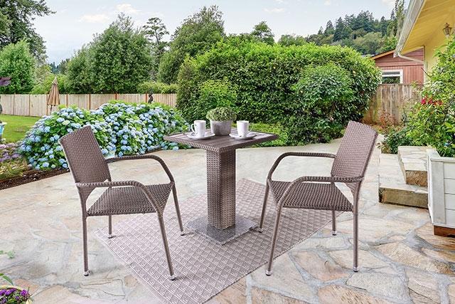 Aminta 3 & 5 Piece Patio Bistro Set - Inland Furniture (San Bernardino, CA)