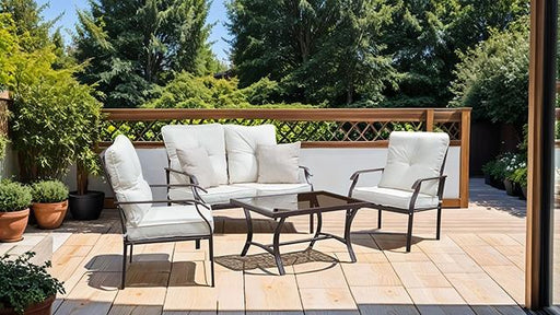 Arezzo 5 Pc. Outdoor Furniture Set - Inland Furniture (San Bernardino, CA)
