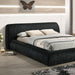 Palmdale Bed Black & Ivory - Inland Furniture (San Bernardino, CA)
