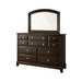Litchville Brown Cherry Mirror - Inland Furniture (San Bernardino, CA)