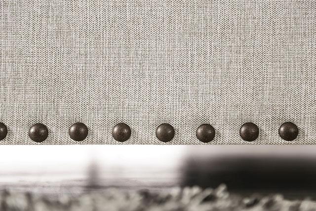 PICOTEE Sofa, Light Gray/Black - Inland Furniture (San Bernardino, CA)