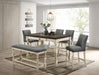 PLYMOUTH Counter Ht. Bench - Inland Furniture (San Bernardino, CA)