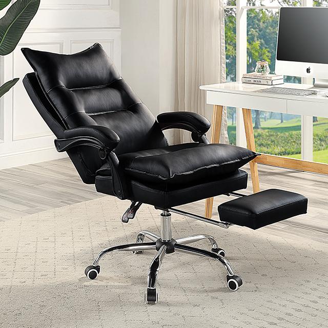 PERCE Office Chair, Black - Inland Furniture (San Bernardino, CA)