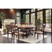 Jordyn Brown Cherry Dining Table - Inland Furniture (San Bernardino, CA)