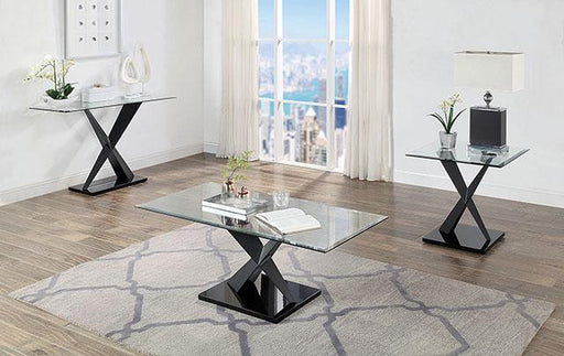 XANTHUS Coffee Table, Black - Inland Furniture (San Bernardino, CA)