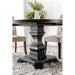 NERISSA Antique Black Round Table, Antique Black - Inland Furniture (San Bernardino, CA)