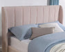 PEARL Full, Queen, & Twin Bed, Light Pink - Inland Furniture (San Bernardino, CA)
