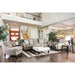 Dorset Light Gray/Pattern Square Chair - Inland Furniture (San Bernardino, CA)