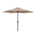Lali 9 Ft Outdoor Umbrella + 21" Round Base - Inland Furniture (San Bernardino, CA)