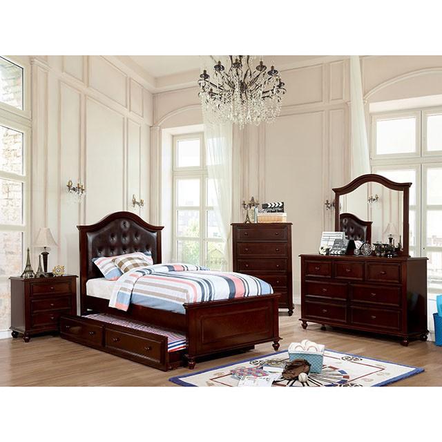 OLIVIA Mirror, Dark Walnut - Inland Furniture (San Bernardino, CA)