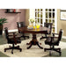 ROWAN Cherry Height-Adjustable Arm Chair - Inland Furniture (San Bernardino, CA)