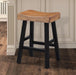 Biasca 24" Stool (2/CTN) White, Brown, & Black - Inland Furniture (San Bernardino, CA)