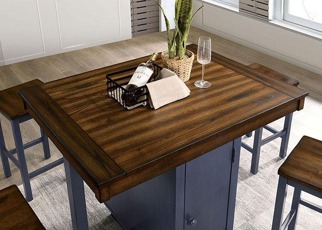 Azurine 5 Pc. Counter Ht. Set - Inland Furniture (San Bernardino, CA)