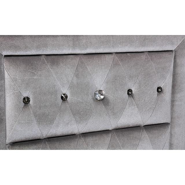 Alzir Dresser Gray - Inland Furniture (San Bernardino, CA)