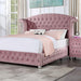 Zohar Bed Black & Pink - Inland Furniture (San Bernardino, CA)