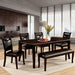 Woodside Dark Cherry/Espresso Dining Table - Inland Furniture (San Bernardino, CA)