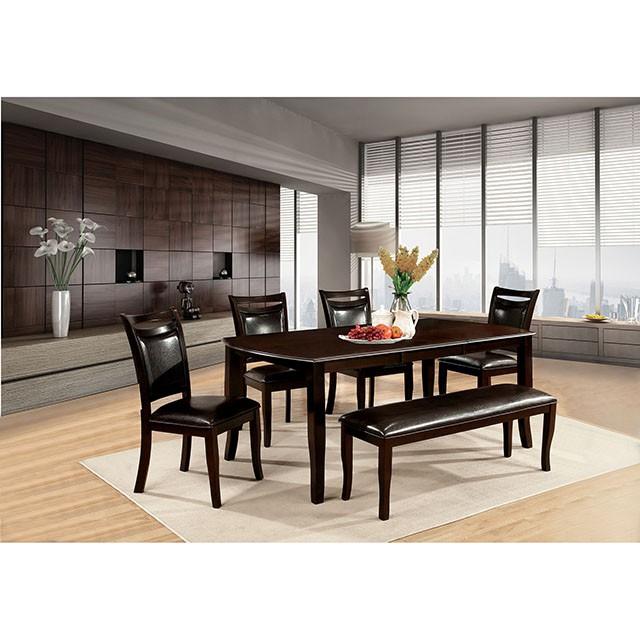 Woodside Dark Cherry/Espresso Dining Table - Inland Furniture (San Bernardino, CA)