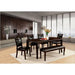 Woodside Dark Cherry/Espresso Dining Table - Inland Furniture (San Bernardino, CA)