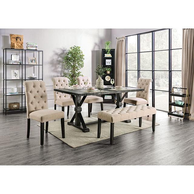 Alfred Dining Table Set - Inland Furniture (San Bernardino, CA)