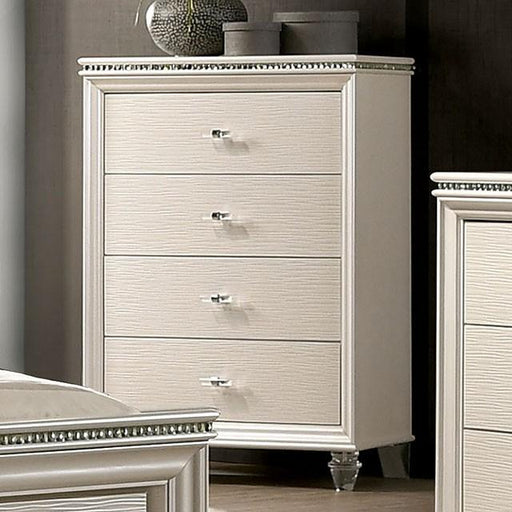 ALLIE Chest Beige & Brown - Inland Furniture (San Bernardino, CA)