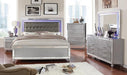 Brachium Silver Cal.King, E.King & Queen Bed - Inland Furniture (San Bernardino, CA)