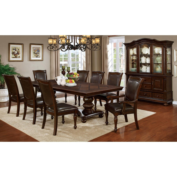 Alpena Brown Cherry Dining Table - Inland Furniture (San Bernardino, CA)