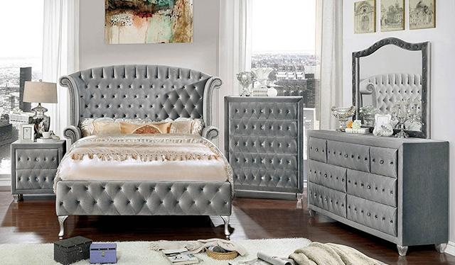Alzir 4 & 5 Pc Queen Bedroom Set - Inland Furniture (San Bernardino, CA)