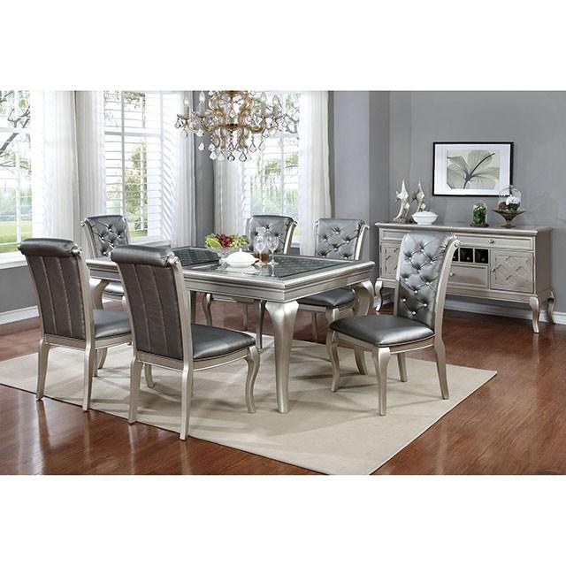 Amina Dining Table Set - Inland Furniture (San Bernardino, CA)