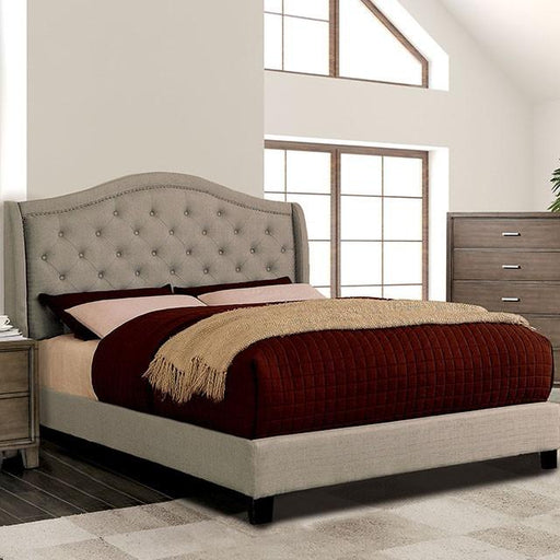 Carly Bed Grey & Brown - Inland Furniture (San Bernardino, CA)