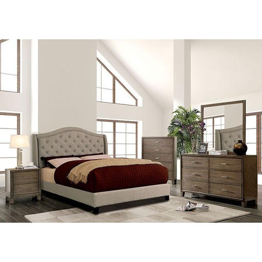 Carly Bed Grey & Brown - Inland Furniture (San Bernardino, CA)