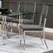 Casper Chrome Side Chair (2/CTN) - Inland Furniture (San Bernardino, CA)