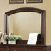Castor Brown Cherry Mirror - Inland Furniture (San Bernardino, CA)
