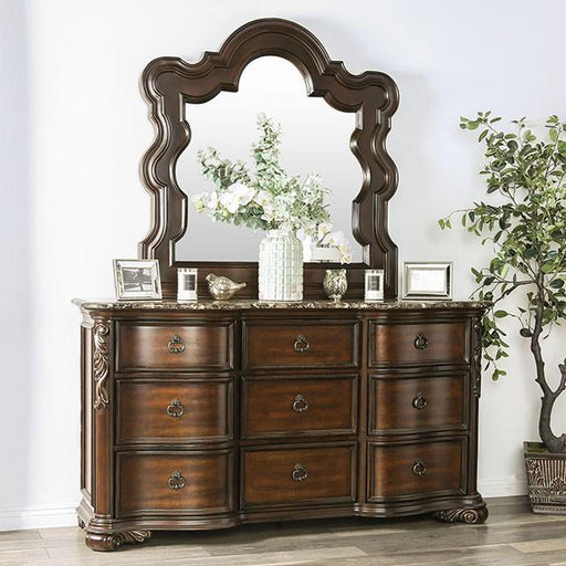 Arcturus Brown Cherry Dresser - Inland Furniture (San Bernardino, CA)