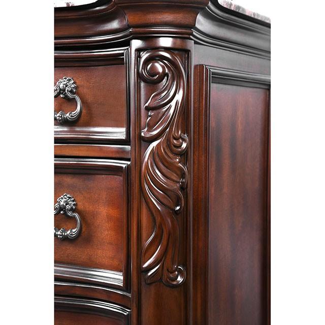 Arcturus Brown Cherry Dresser - Inland Furniture (San Bernardino, CA)
