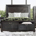 Argyros Espresso Cal.King, E.King, & Queen Bed - Inland Furniture (San Bernardino, CA)