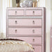 Ariston Rose Gold Chest - Inland Furniture (San Bernardino, CA)